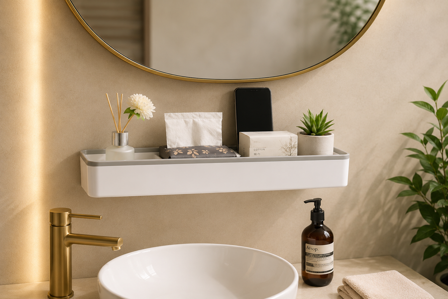 Étagère Murale Salle de Bain Premium Auréa